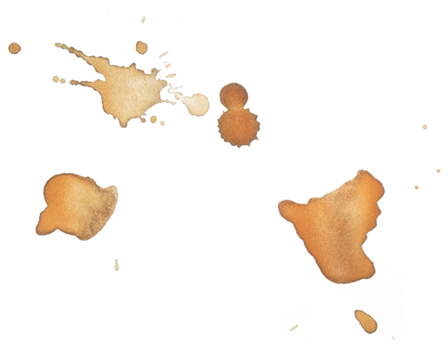 Coffee Splatter Stains