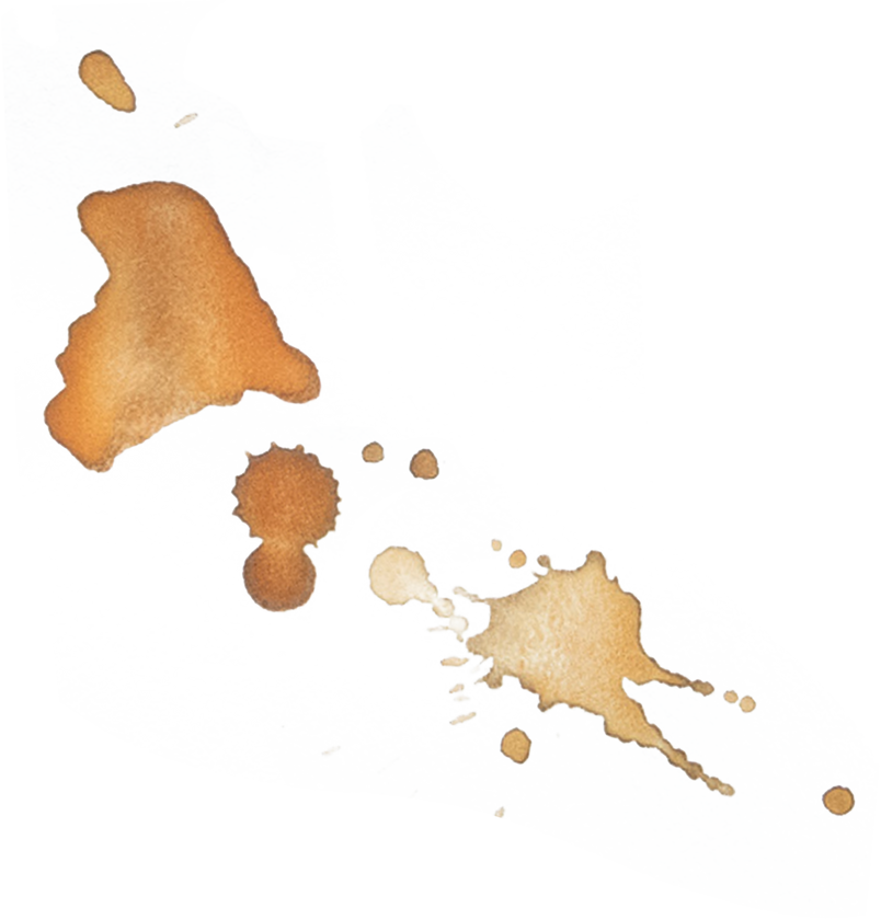 Coffee Splatter Stains