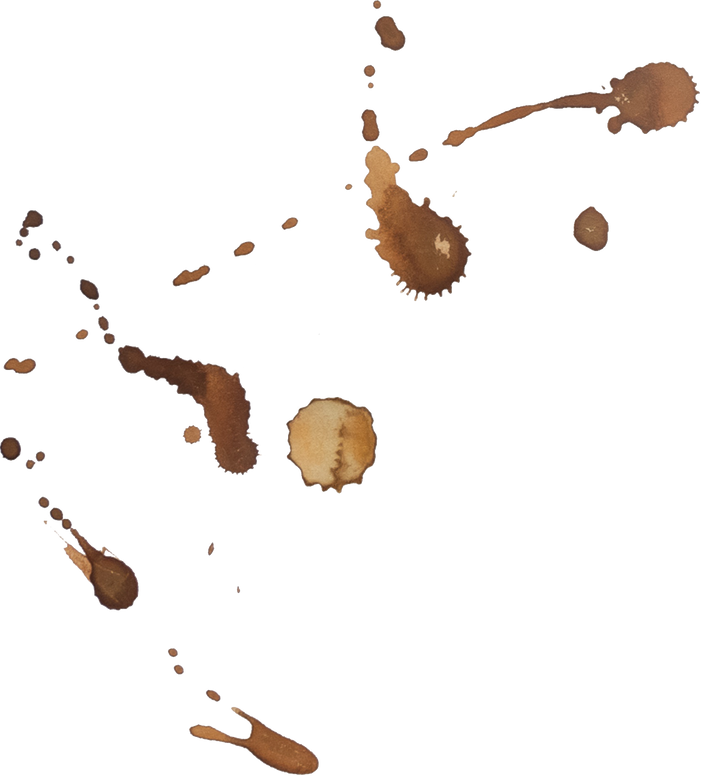Coffee Splatter Stains