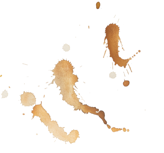 Coffee Splatter Stains